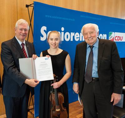 Verleihung des Förderpreises: Senioren fördern den musikalischen Nachwuchs - 