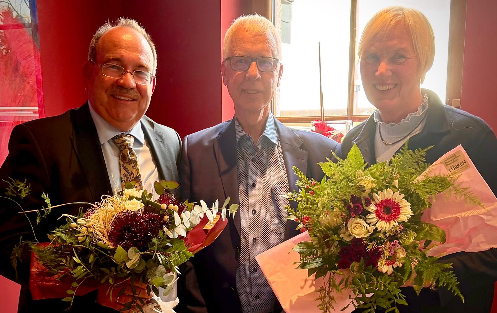 v.l.n.r.: Dr. Ralf Nolten, Franz K�rlings, Dr. Anette Bunse MdL